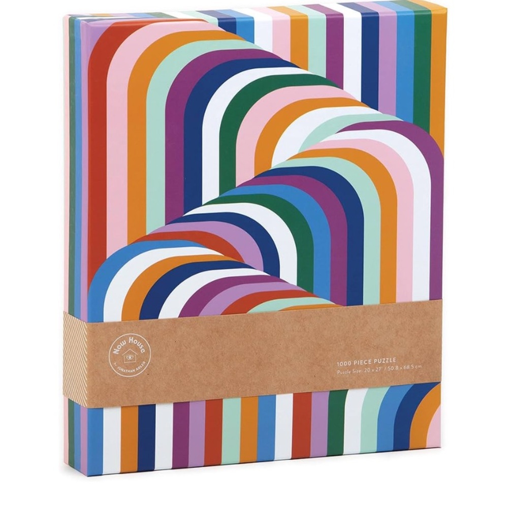 Vibrant Rainbow Stripe Office Notebook Arts & Crafts
